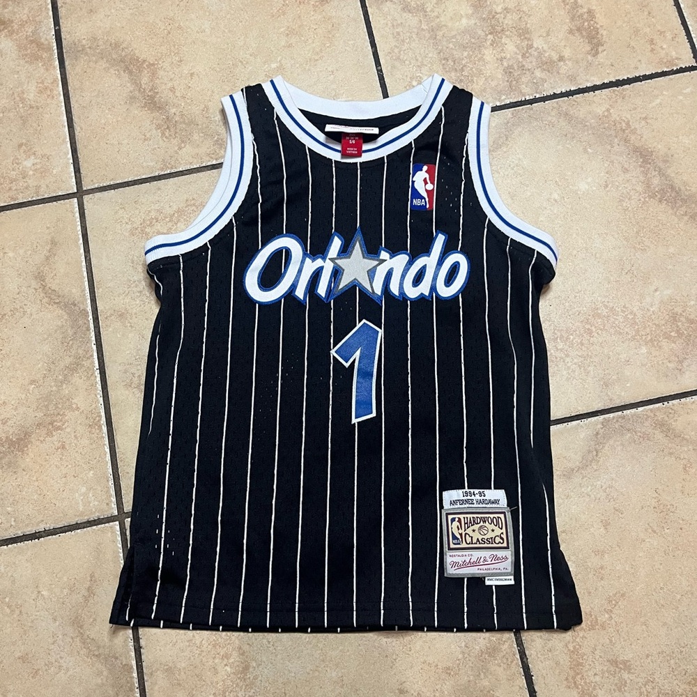 Mitchell & Ness Orlando Magic Kids Jersey - Black and Blue